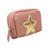 Necessaire P Estrela em Couro Personalizado